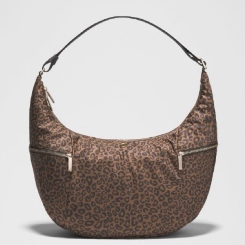 NWT Lululemon Slouchy Sling Bag 13L - Leopard Print Metal Hardware - Picture 9 of 10